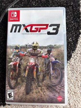 Nintendo MXGP3 Motocross Race Cover - Red, White, Black